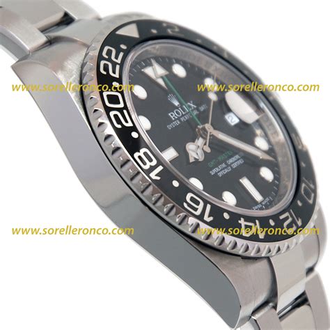 bracciale ghiera rolex nero|Rolex GMT.